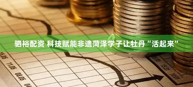 驷裕配资 科技赋能非遗菏泽学子让牡丹“活起来”